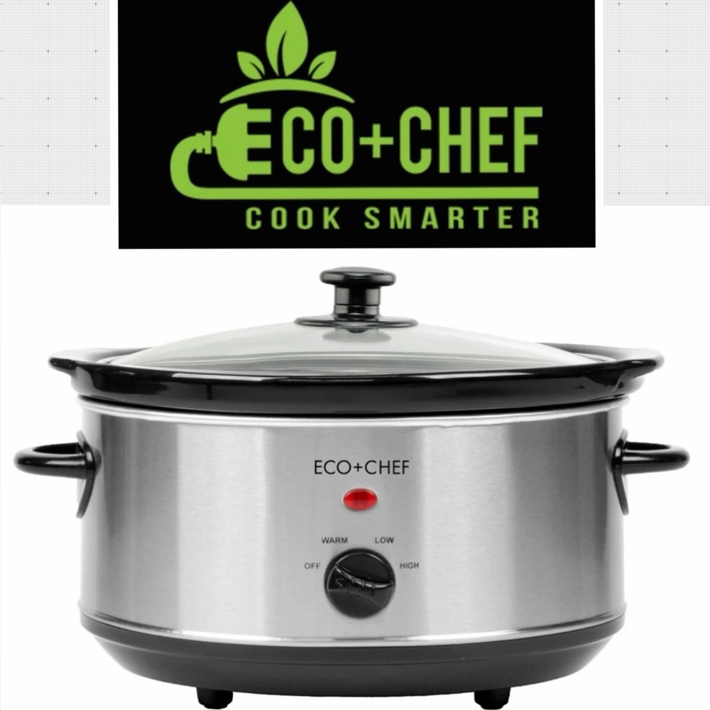 Eco+Chef 4 QUART STAINLESS STEEL SLOW COOKER